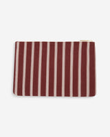 Pochette en toile rayée cherry Alina