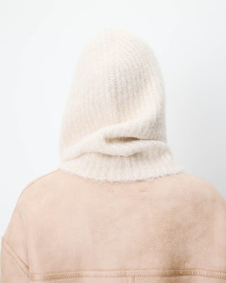 Cagoule en laine mélangée sable Samourai