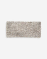 Bandeau croisé en maille taupe Auden