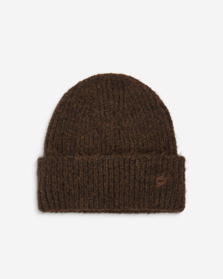 Bonnet en laine mélangée chocolat Antorin