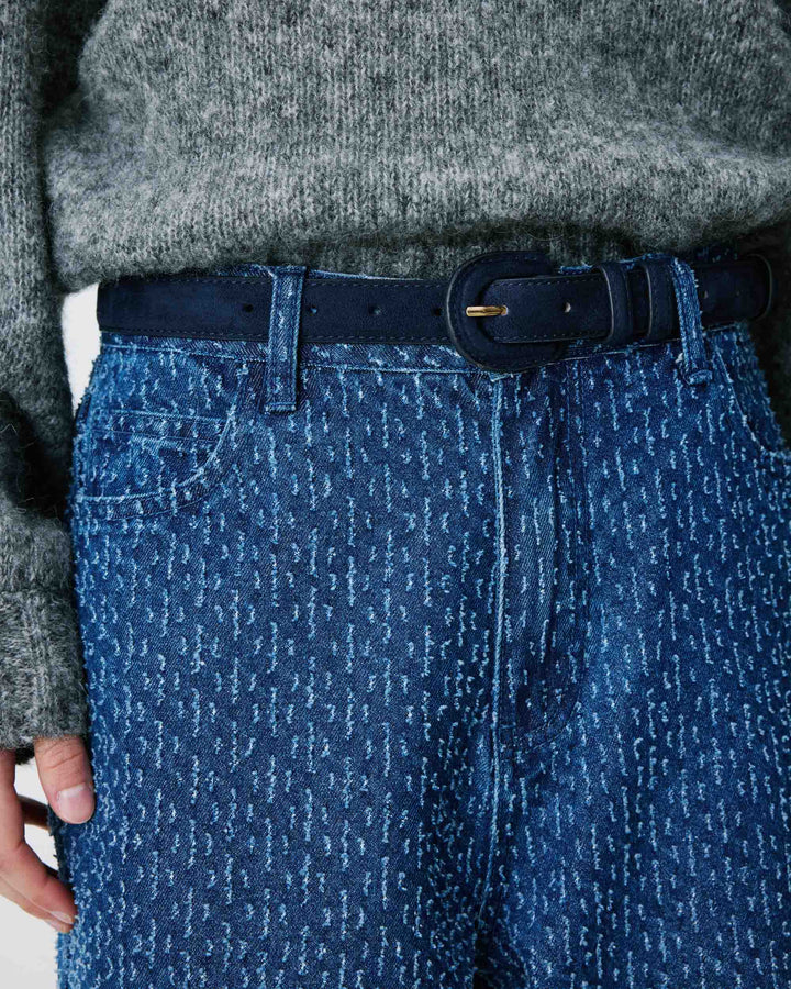 Suede-effect belt marine Scotland