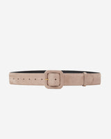 Suede-effect belt grege Alvaro