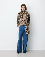 Écharpe en jacquard imprimé leo Adra