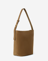 Leather Bucket Bag camel Le come