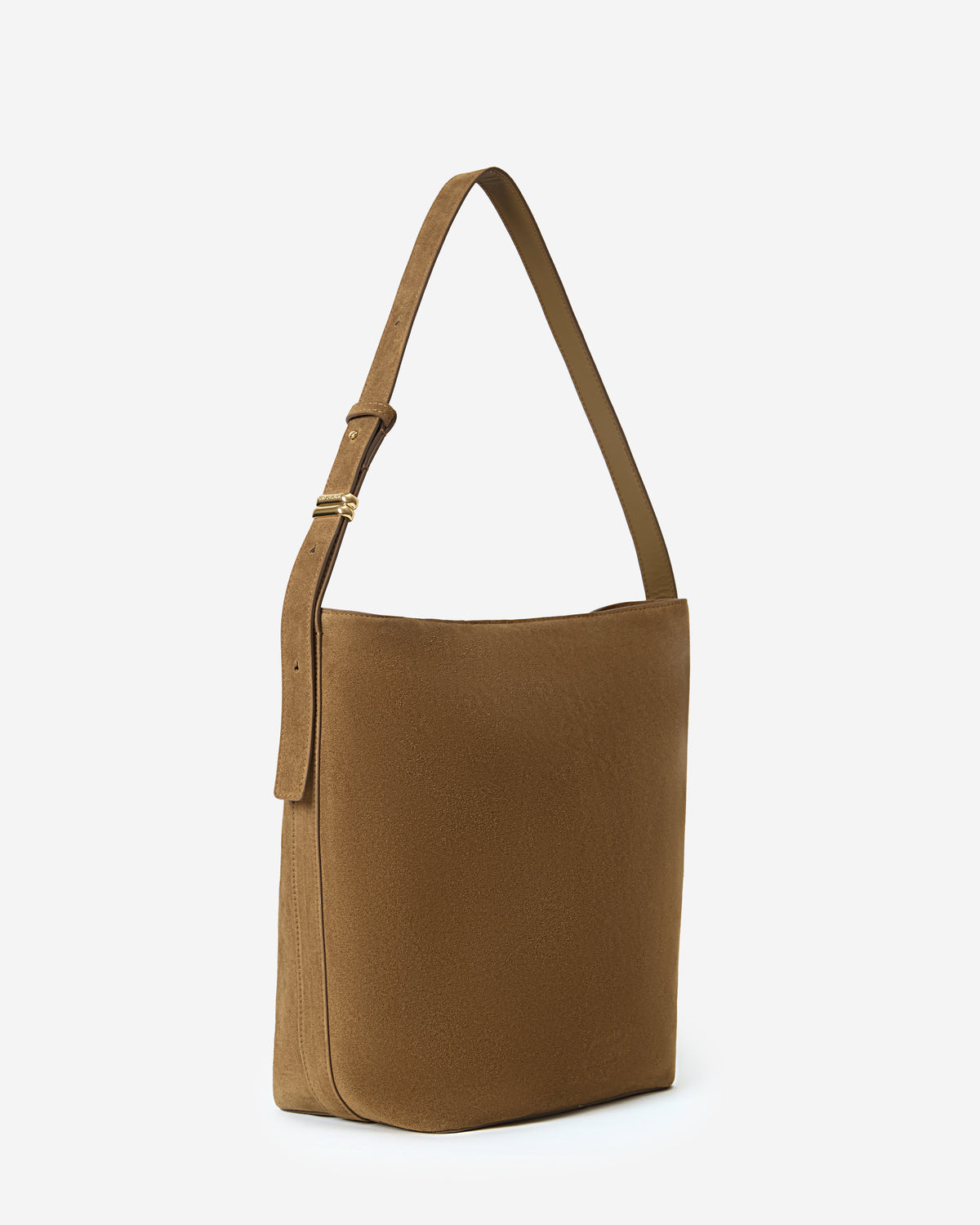 Leather Bucket Bag camel Le come