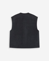 Veste sans manches oversize anthracite Adagio