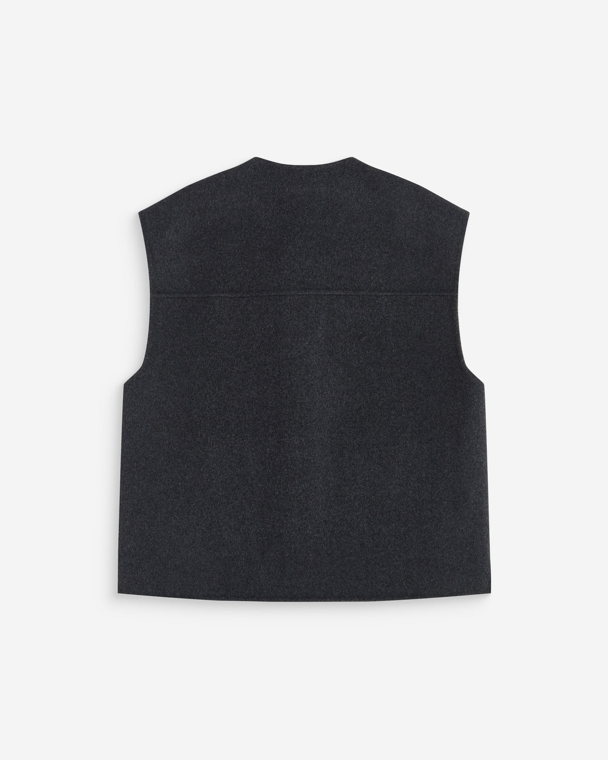 Veste sans manches oversize anthracite Adagio