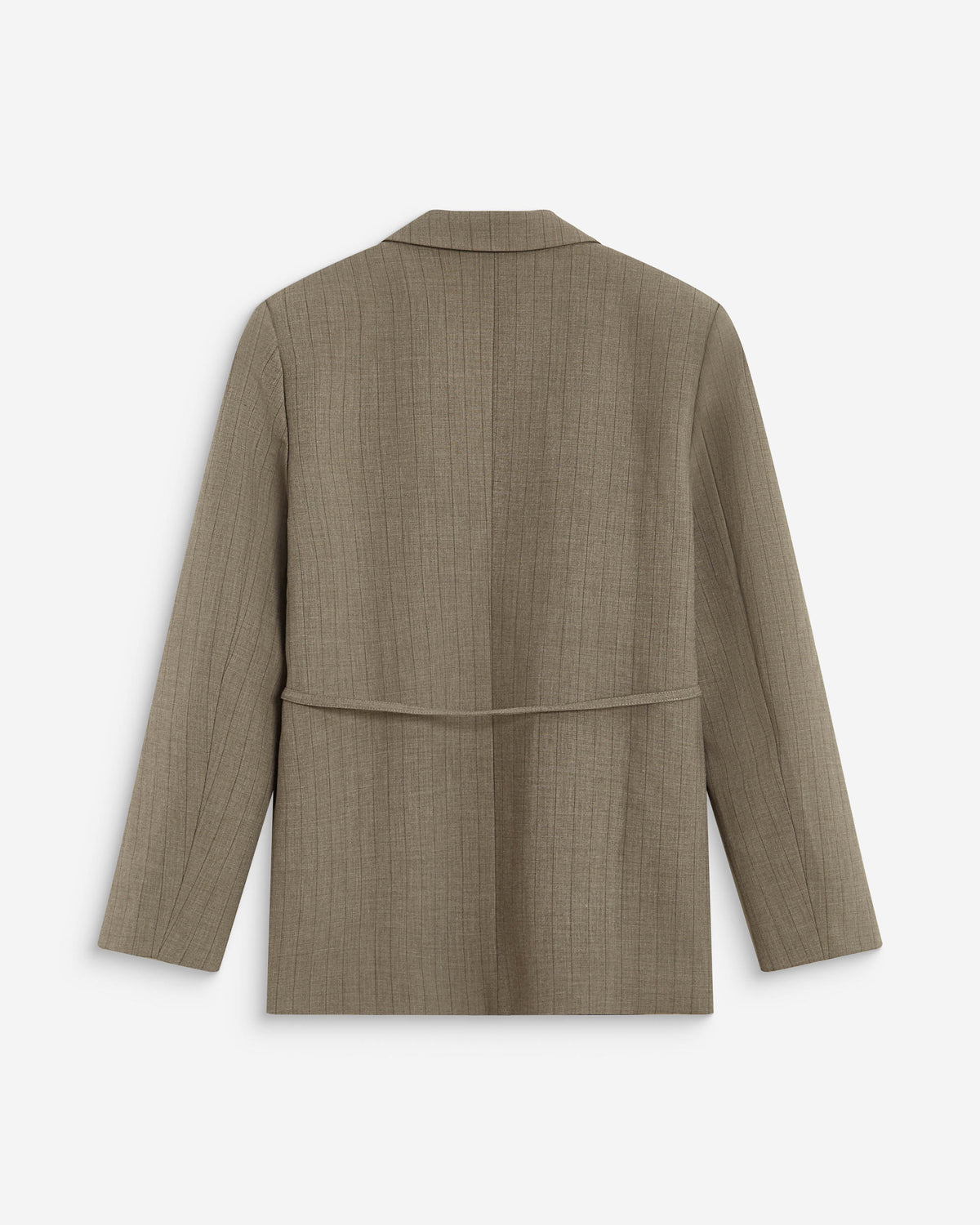 Blazer droit rayé cintré à la taille rayure Acario