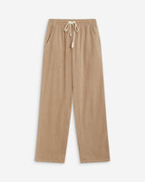 Pantalon velours côtelé taille ajustable beige Liberty