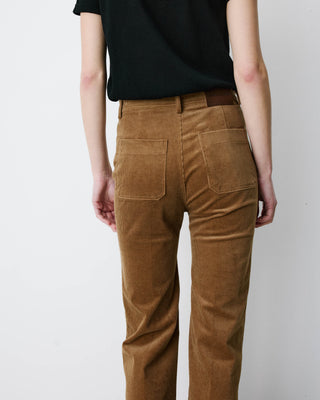 Pantalon droit velours côtelé coffee Alban