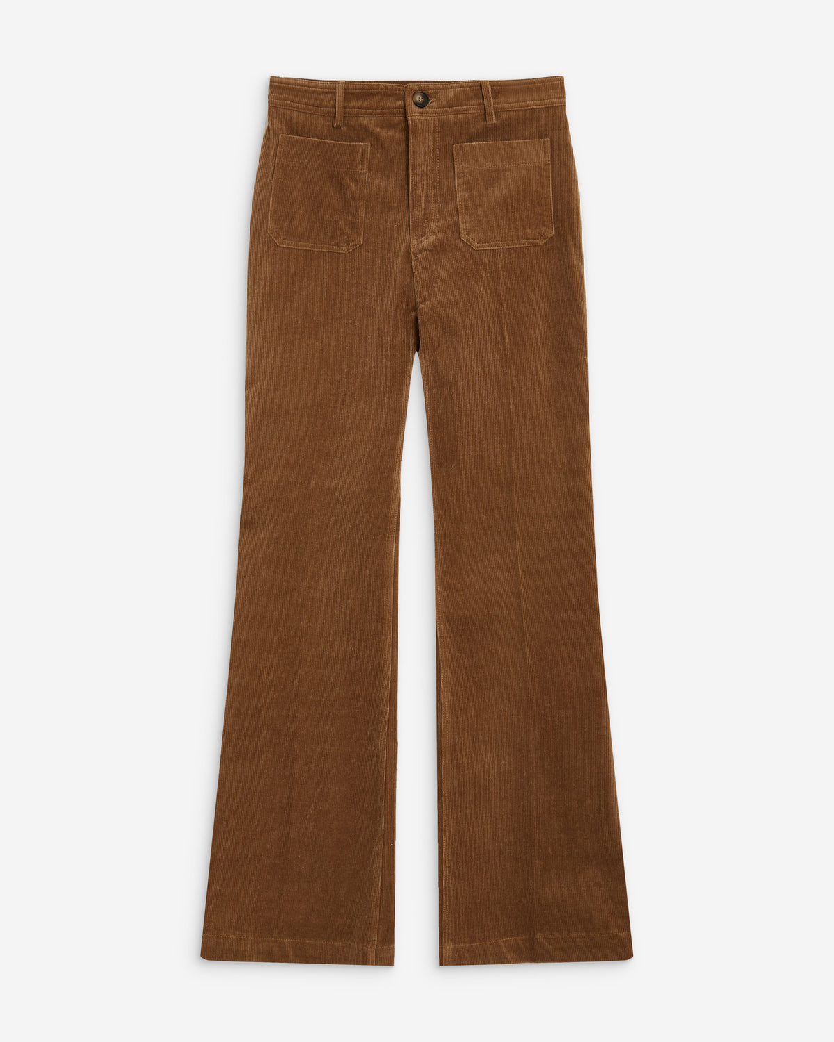 Pantalon droit velours côtelé coffee Alban