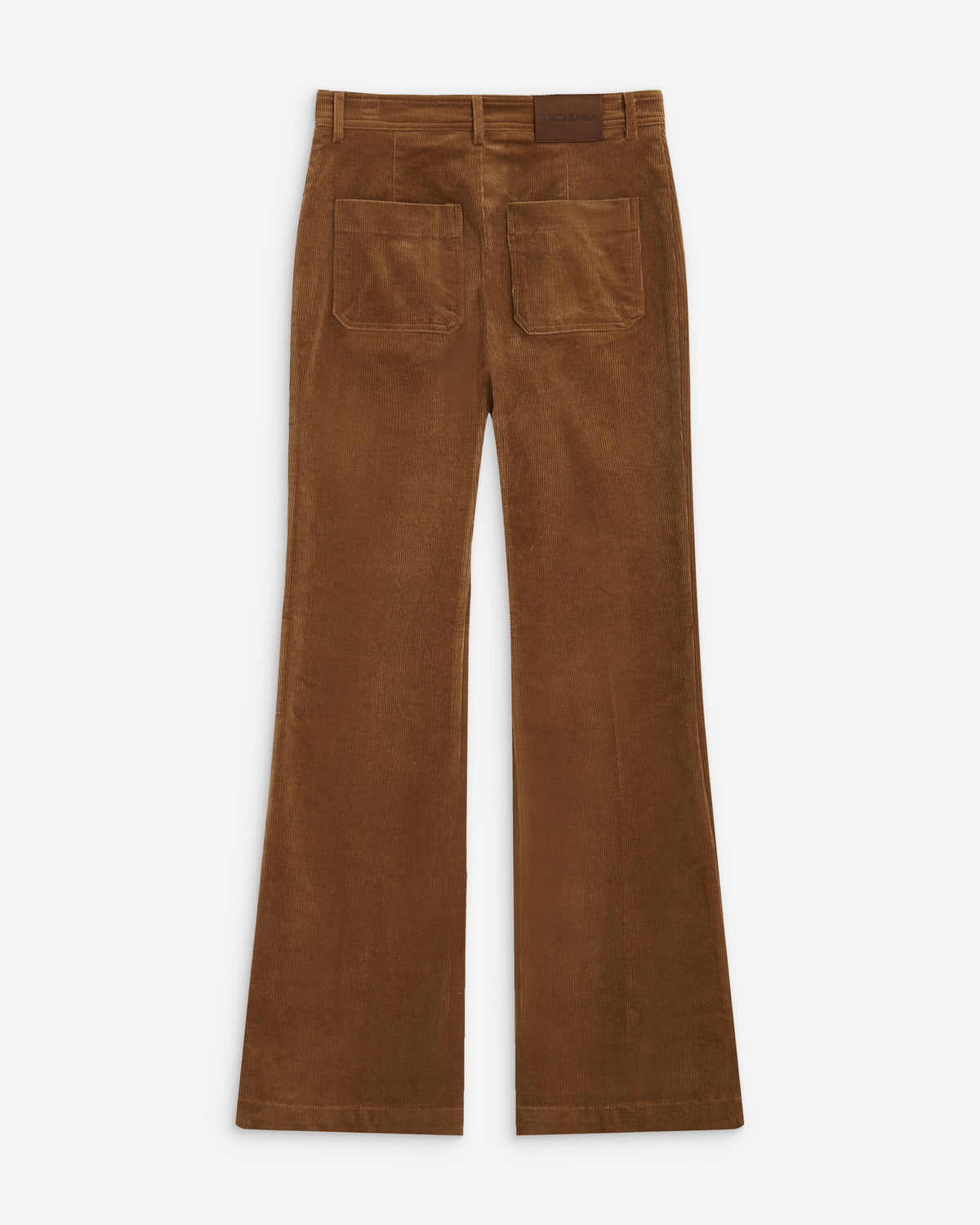 Pantalon droit velours côtelé coffee Alban