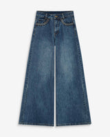 Jean jambe large poches tressées vintageblue Julian