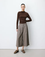 Prince of Wales check culottes beige Arnold