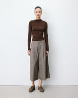 Prince of Wales check culottes beige Arnold