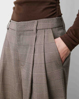 Prince of Wales check culottes beige Arnold