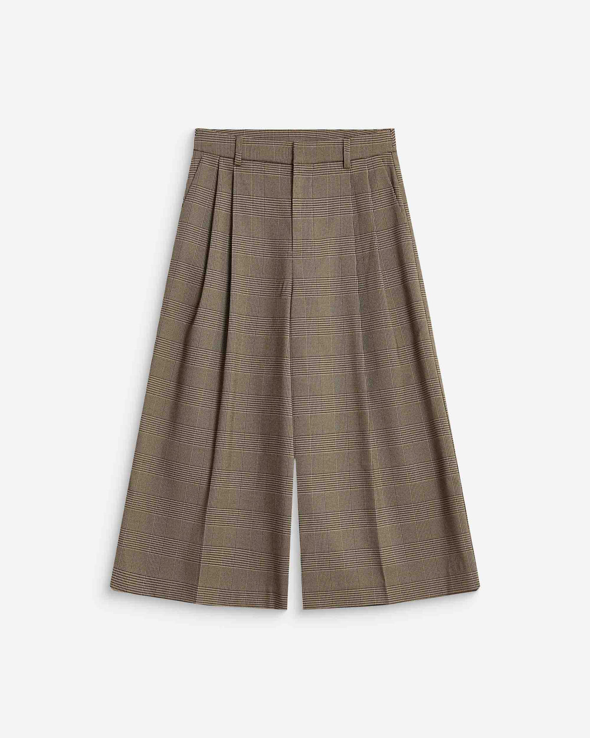 Prince of Wales check culottes beige Arnold