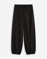 Pantalon ballon taille haute ajustable noir Aniel