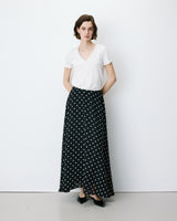 A-line maxi skirt pois Analia