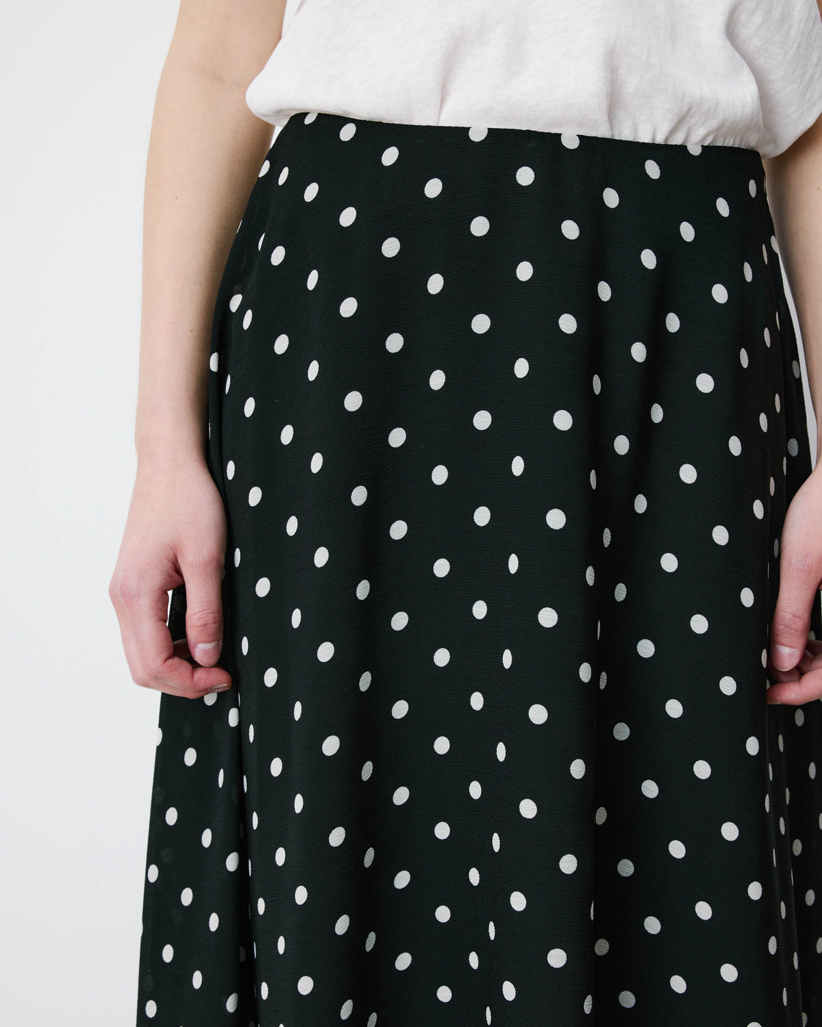 A-line maxi skirt pois Analia