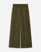 Pantalon cargo oversize taille haute kaki Anvar