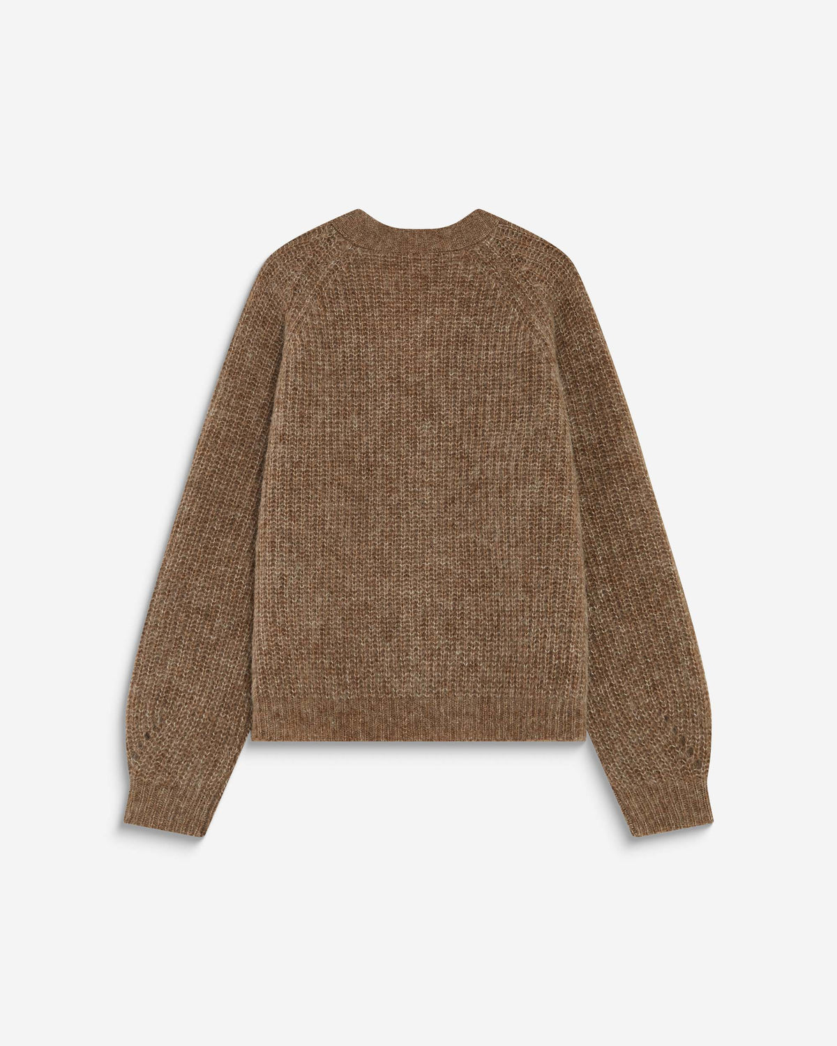 Oversized long-sleeve cardigan mocha Saluda