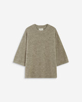 Pull oversize manches 3/4 col rond grege Asher