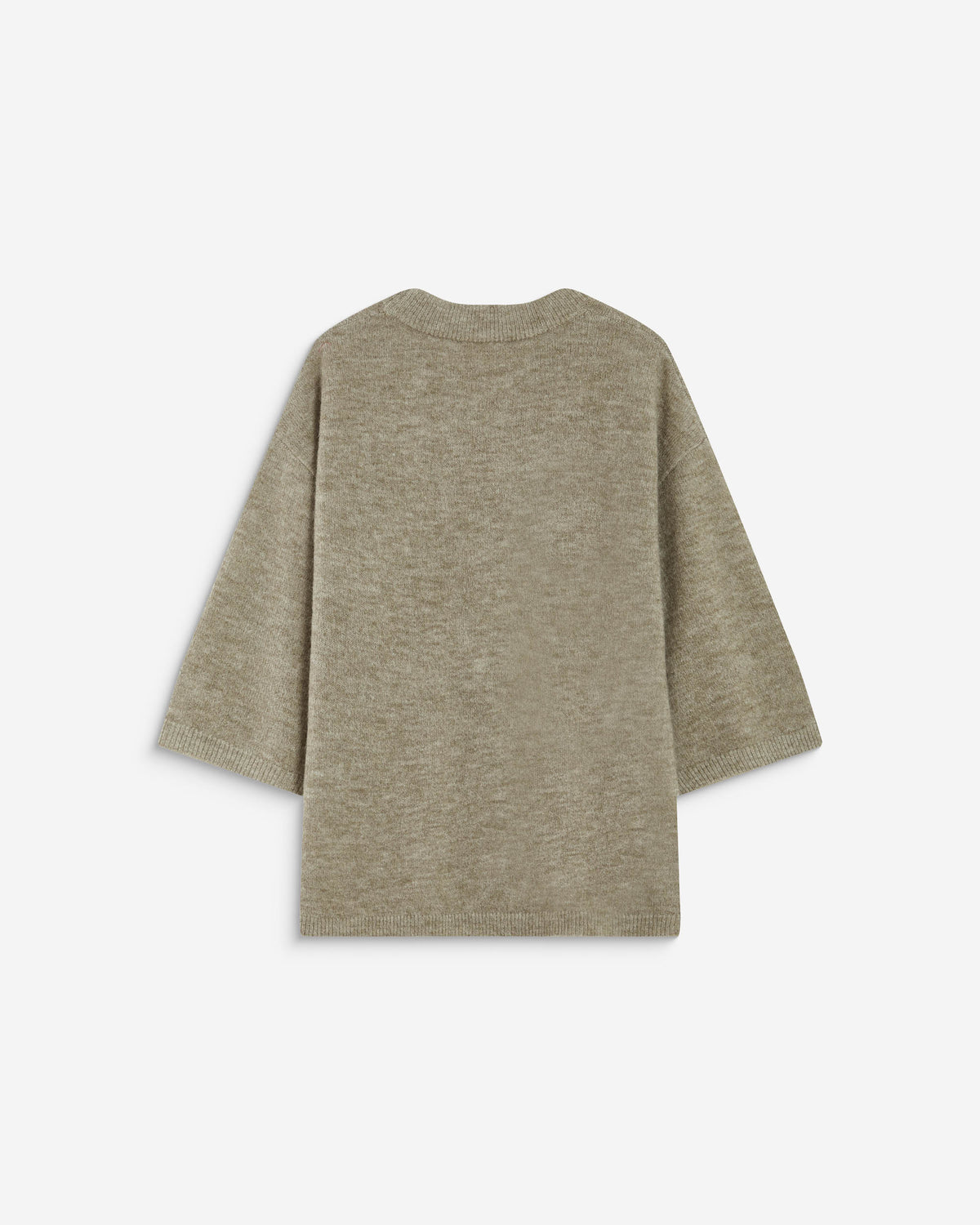 Pull oversize manches 3/4 col rond grege Asher
