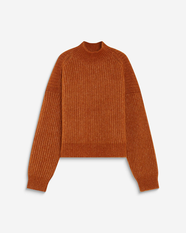 Alpaca wool-blend sweater camel Agostino
