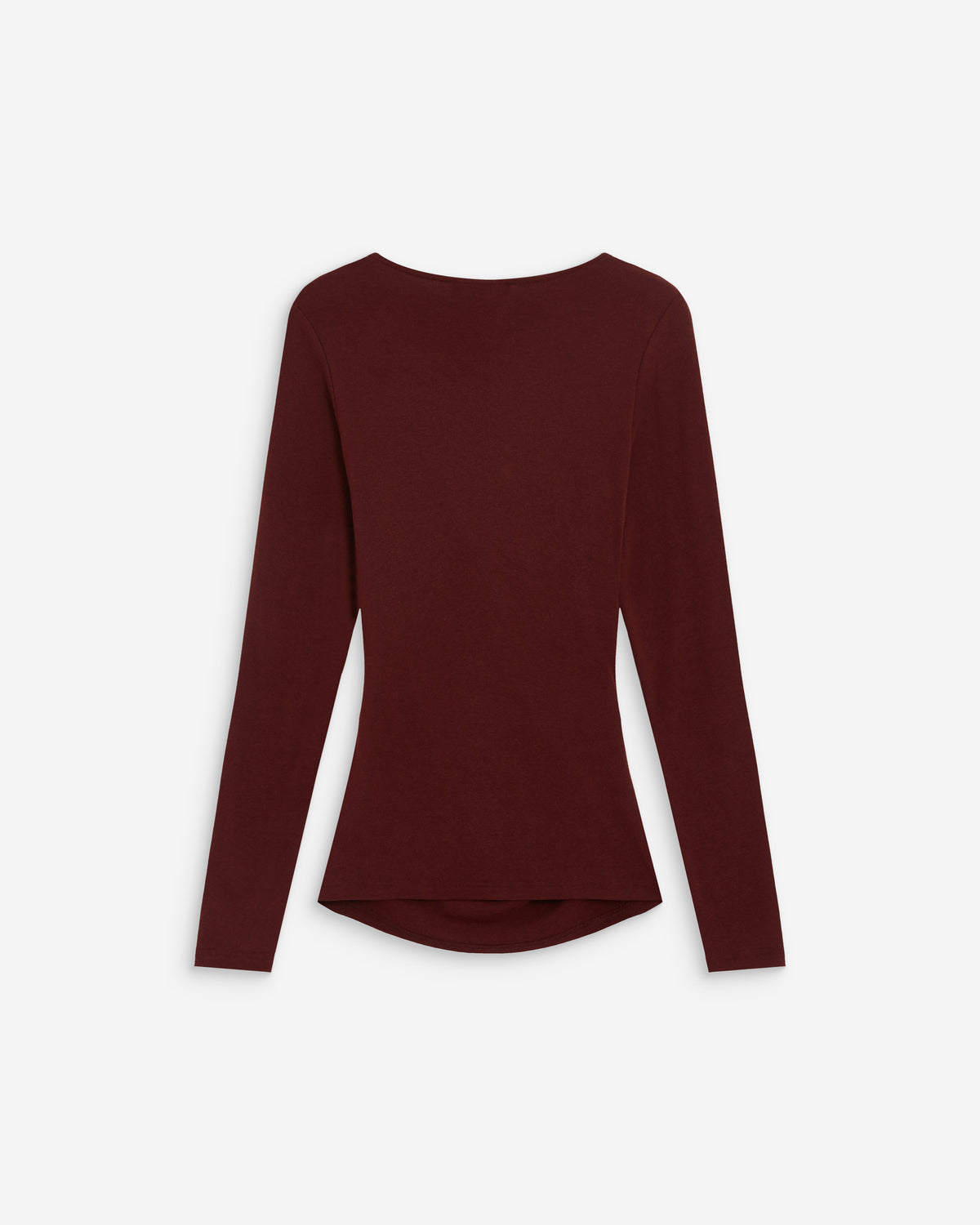 Ruched V-neck wrap top cherry Azul