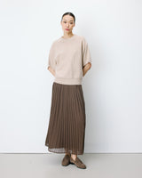 Pull oversize manches kimono 3/4 beige Almus