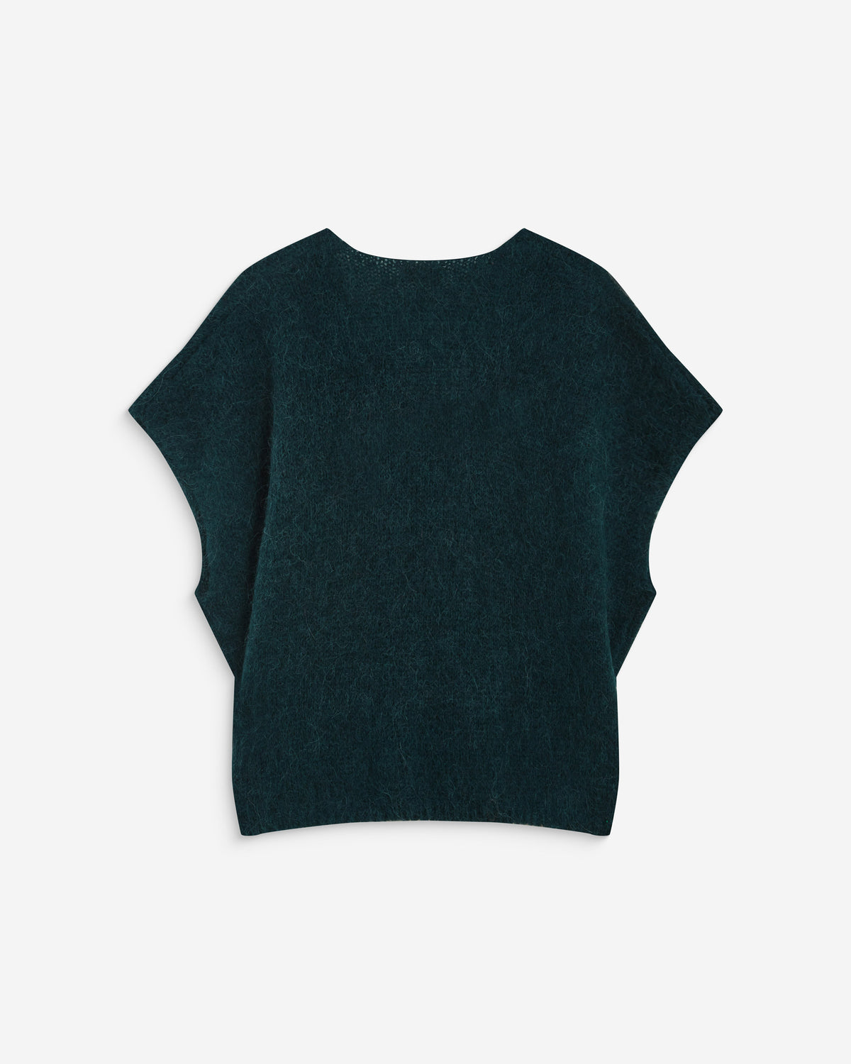 Pull ample sans manches en alpaga mélangé emeraude Atticus