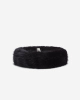 Bandeau en fausse fourrure douce noir Bambi