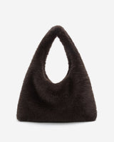 Faux fur bag chocolat Bobby