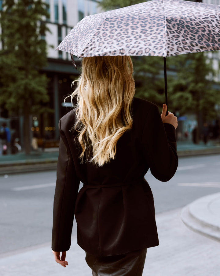 Parapluie compact à motif leo Breeze