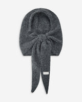 Écharpe capuche en maille tricotée anthracite Briony