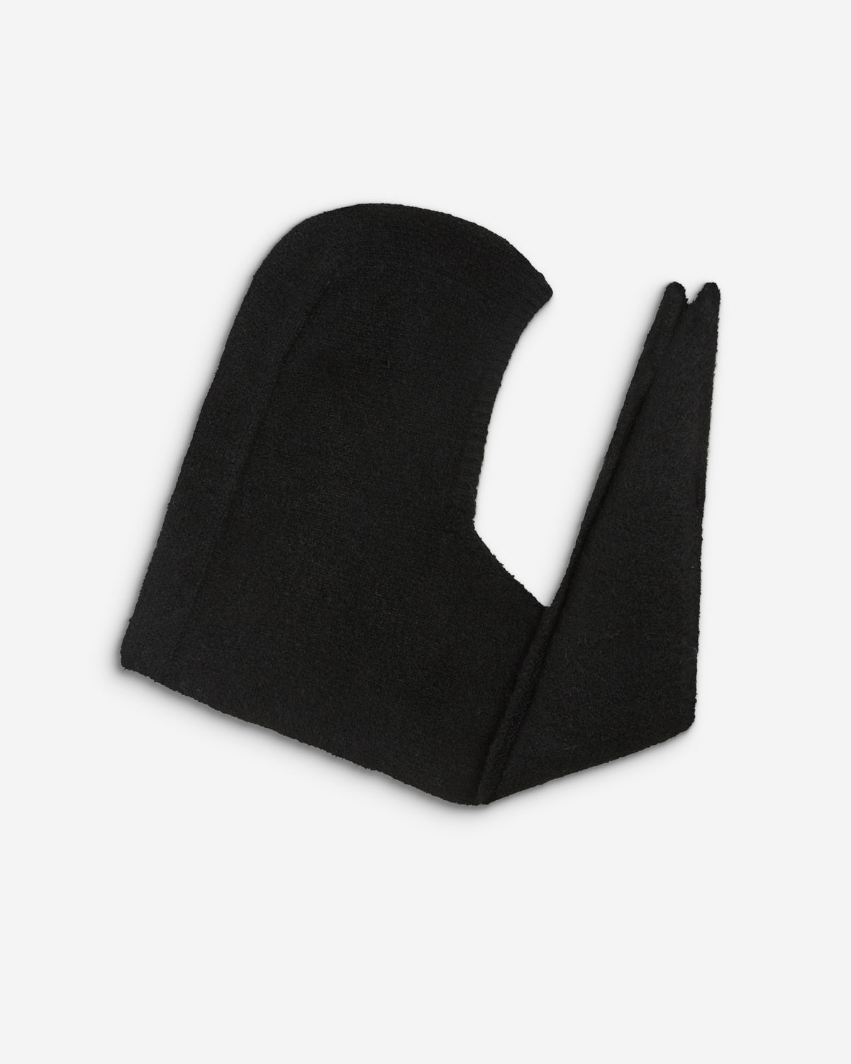 Écharpe capuche en maille tricotée noir Briony