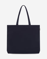 Printed logo canvas tote bag marine Bright