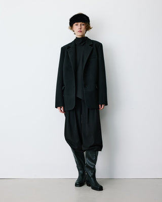 Blazer oversize structuré à boutons au dos carbone Behati