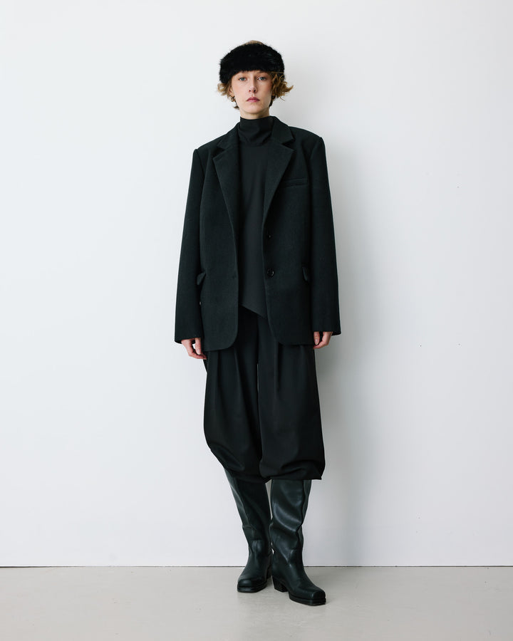 Blazer oversize structuré à boutons au dos carbone Behati