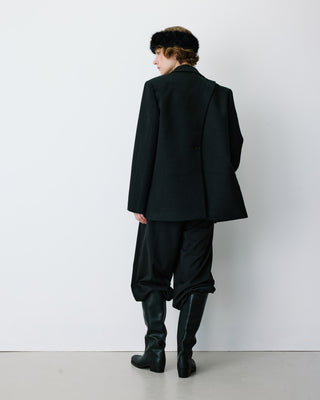 Blazer oversize structuré à boutons au dos carbone Behati
