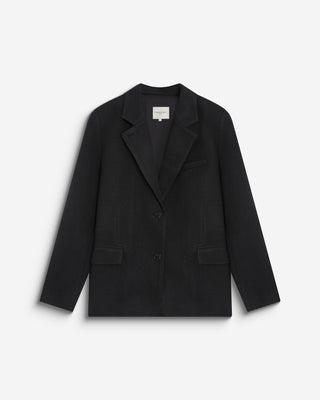 Blazer oversize structuré à boutons au dos carbone Behati