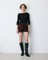 Shorts de lentejuelas chocolat Bowie