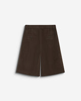 Bermuda long ample motif chevrons chocolat Bradi