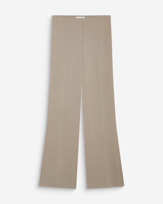 Pantalon tailleur flare à ceinture plate grege Bryan