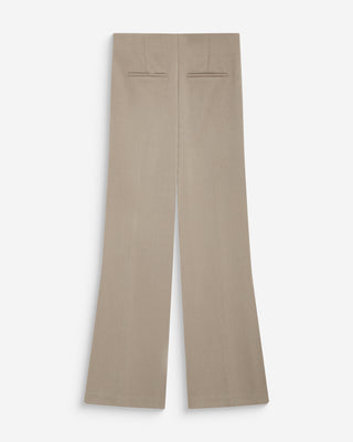 Pantalon tailleur flare à ceinture plate grege Bryan
