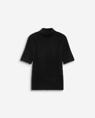 Jersey de manga corta con cuello alto noir Birdie