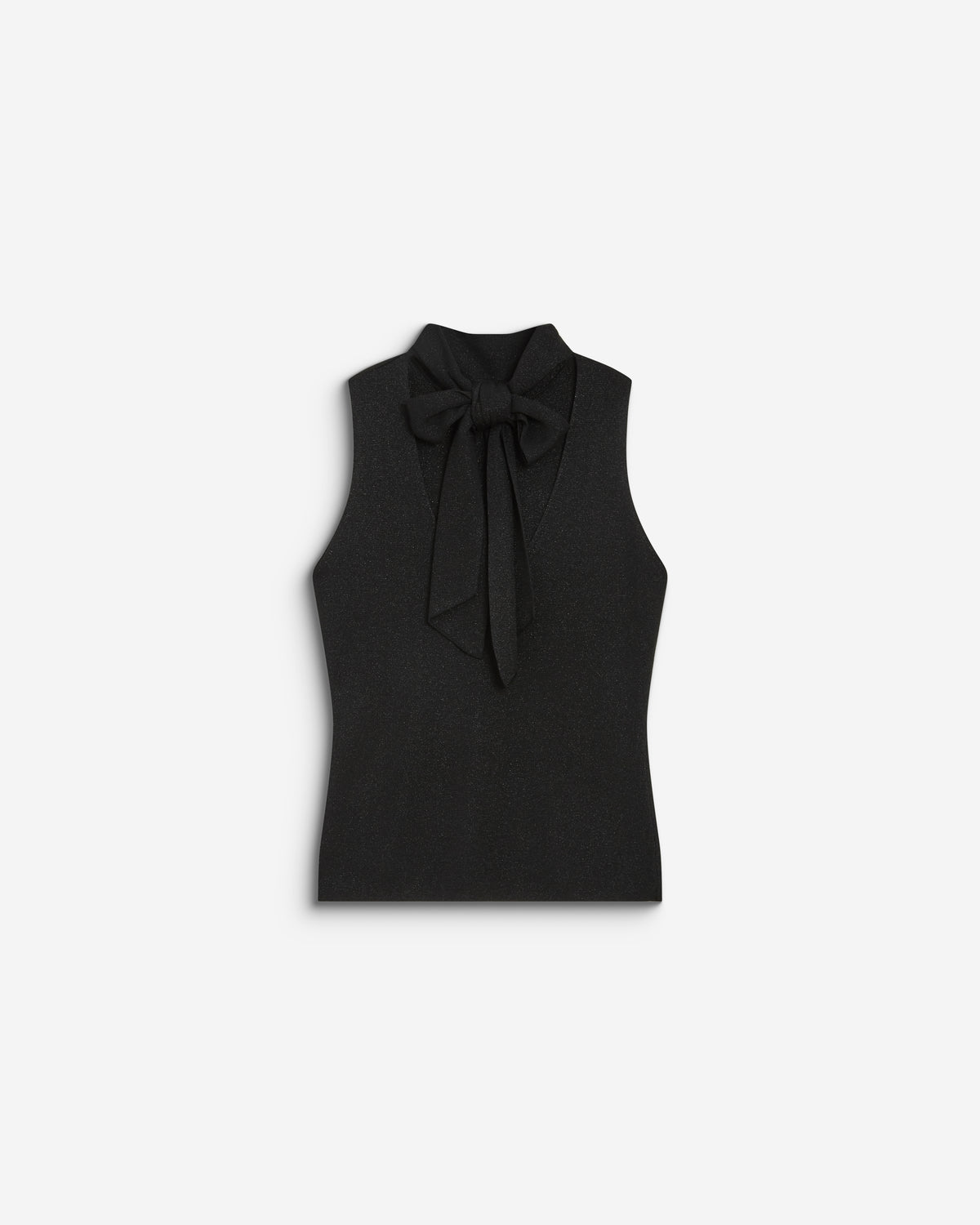 Top sin mangas con cuello alto noir Bailey
