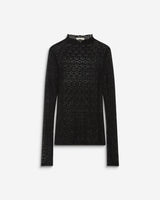 Long-sleeve lace top noir Blake