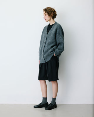 Cárdigan oversize con cuello de pico anthracite Bloom